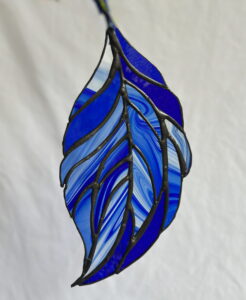 Blue Baroque Feather