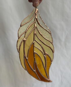 Amber Ombre Feather 2
