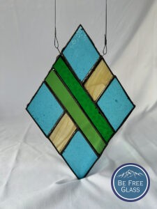 Green and Turquoise Diamond